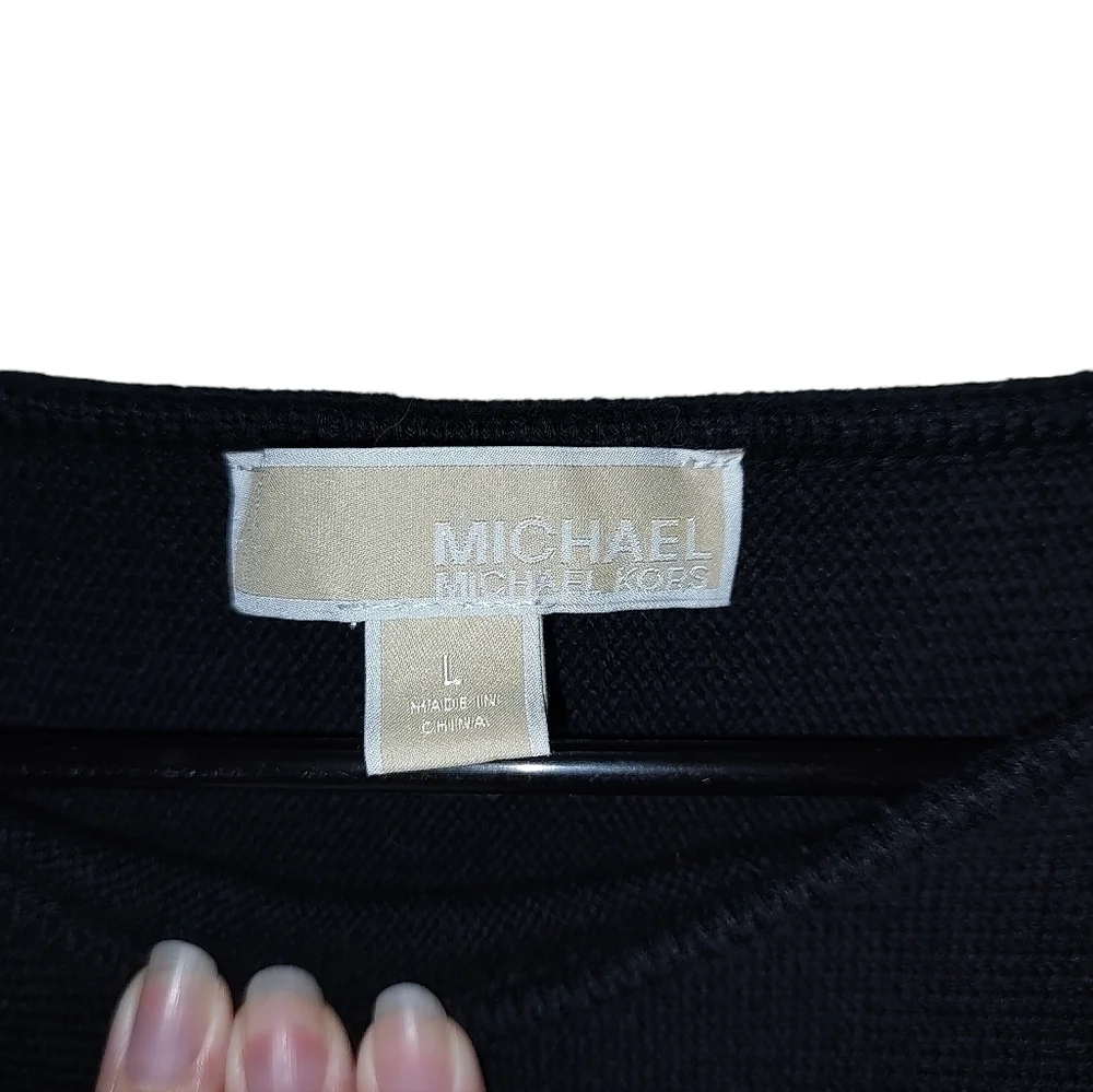 Michael Kors Black Crew Neck Sweater